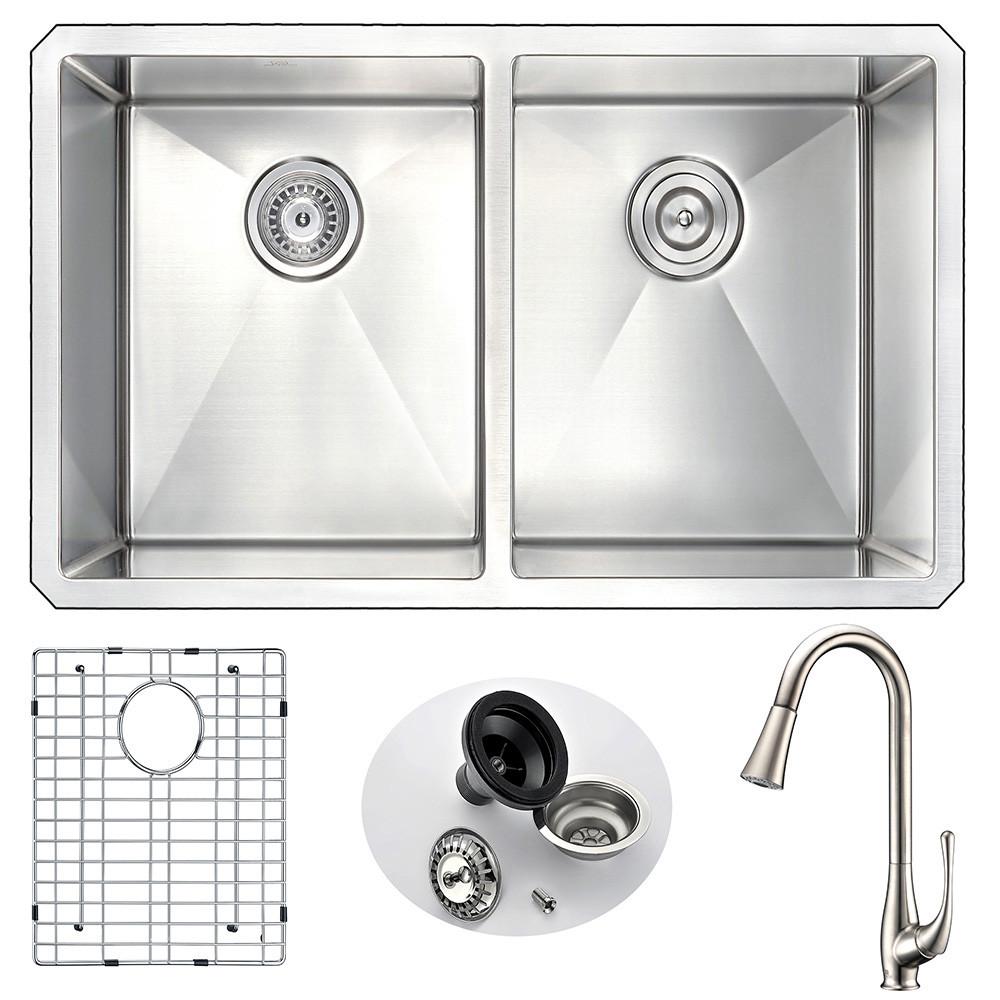 ANZZI VANGUARD Series K32192A-042 Kitchen Sink Kitchen Sink ANZZI