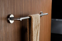Thumbnail for ANZZI Caster Series Towel Bar in Brushed Nickel Towel Bar ANZZI 