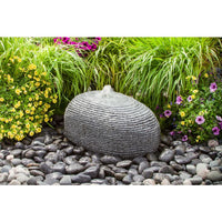 Thumbnail for Real Stone Fountains ABEGGSM Small Rippled Egg Fountain Kit Fountain Blue Thumb