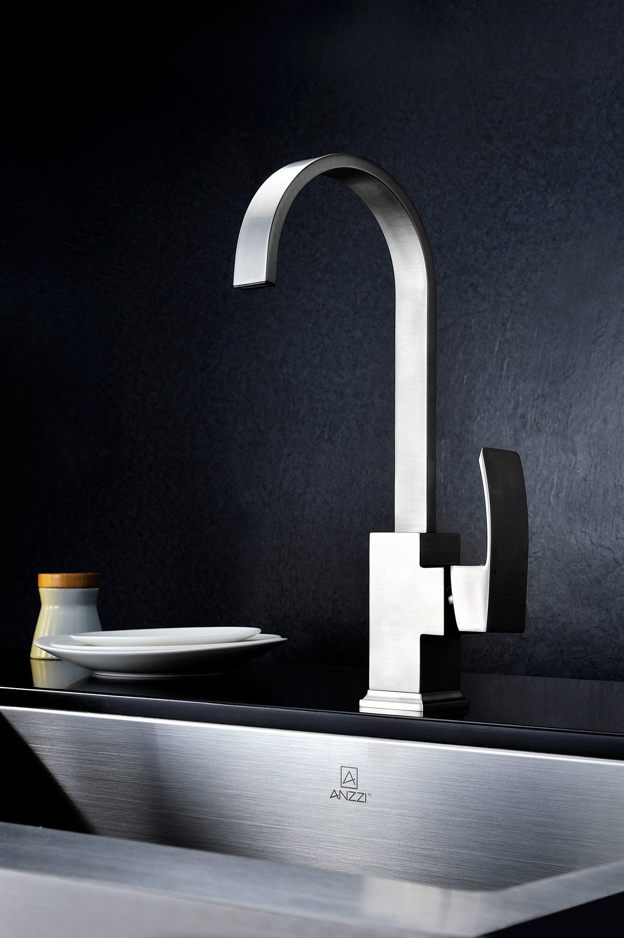 ANZZI Opus Series KF-AZ035BN Kitchen Faucet Kitchen Faucet ANZZI