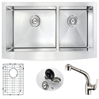 Thumbnail for ANZZI ELYSIAN Series K36203A-095 Kitchen Sink Kitchen Sink ANZZI