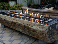 Thumbnail for Fiamma Natural Basalt Long Table Fire Pits Fiamma Brand 