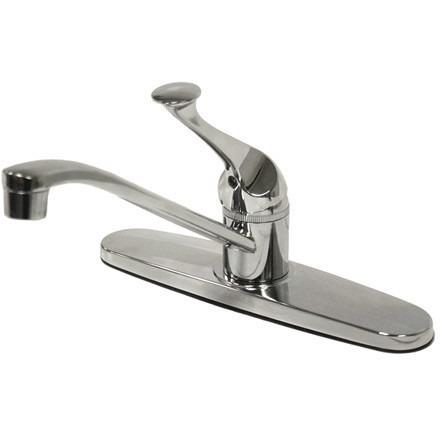 Kingston Brass Chatham Centerset Kitchen Faucet with Single Lever Handle, Chrome Kitchen Faucet Kingston Brass