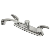 Thumbnail for Kingston Brass GKB6271LL Water Saving Legacy Centerset Kitchen Faucet, Chrome Kitchen Faucet Kingston Brass
