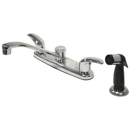 Kingston Brass GKB6272LL Water Saving Legacy Centerset Kitchen Faucet, Polished Brass Kitchen Faucet Kingston Brass