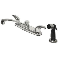 Thumbnail for Kingston Brass GKB6272LL Water Saving Legacy Centerset Kitchen Faucet, Polished Brass Kitchen Faucet Kingston Brass