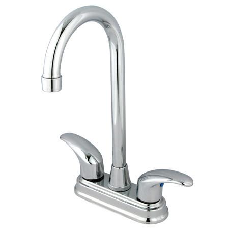 Kingston Brass GKB6491LL Water Saving Legacy Bar Faucet, Chrome Kitchen Faucet Kingston Brass