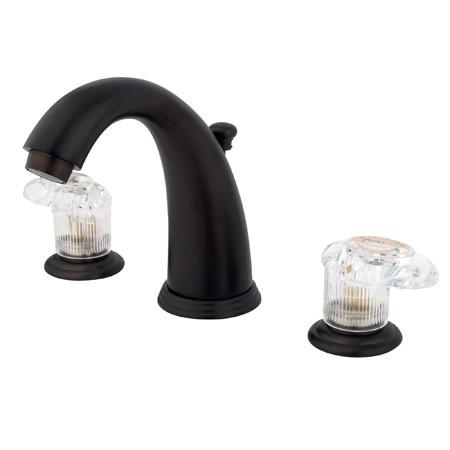 Kingston Brass GKB985ALL Water Saving Victorian Widespread Lavatory Faucet, Oil Rubbed Bronze Bathroom Faucet Kingston Brass