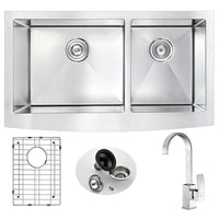 Thumbnail for ANZZI ELYSIAN Series KAZ3320-035B Kitchen Sink Kitchen Sink ANZZI