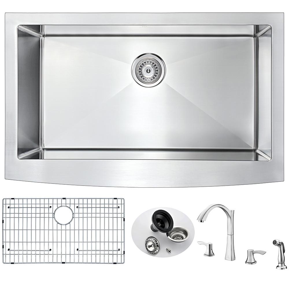 ANZZI ELYSIAN Series K33201A-032B Kitchen Sink Kitchen Sink ANZZI