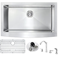Thumbnail for ANZZI ELYSIAN Series K33201A-032B Kitchen Sink Kitchen Sink ANZZI