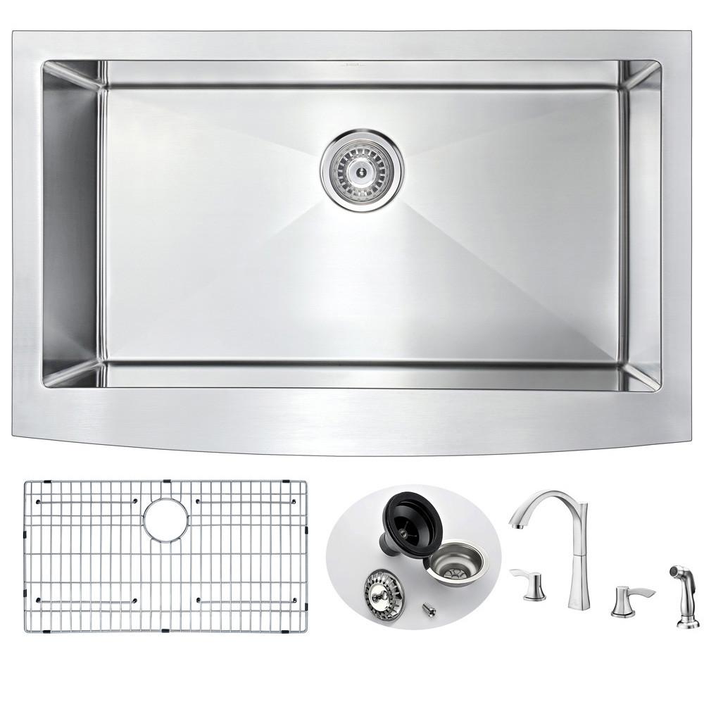 ANZZI ELYSIAN Series KAZ3620-032B Kitchen Sink Kitchen Sink ANZZI
