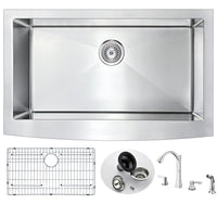 Thumbnail for ANZZI ELYSIAN Series KAZ3620-032B Kitchen Sink Kitchen Sink ANZZI