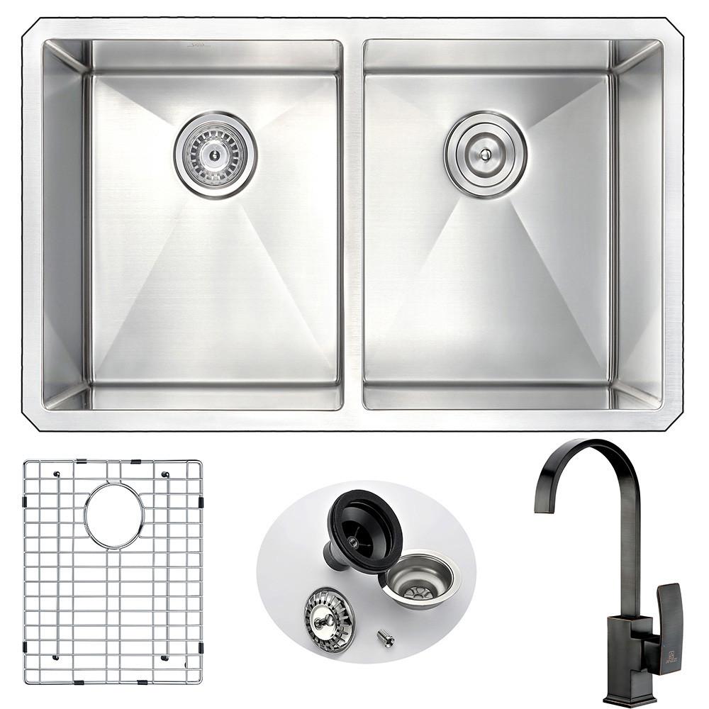 ANZZI VANGUARD Series K32192A-035O Kitchen Sink Kitchen Sink ANZZI