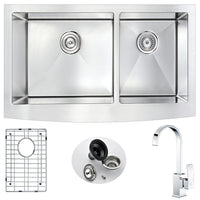 Thumbnail for ANZZI ELYSIAN Series K36203A-035 Kitchen Sink Kitchen Sink ANZZI