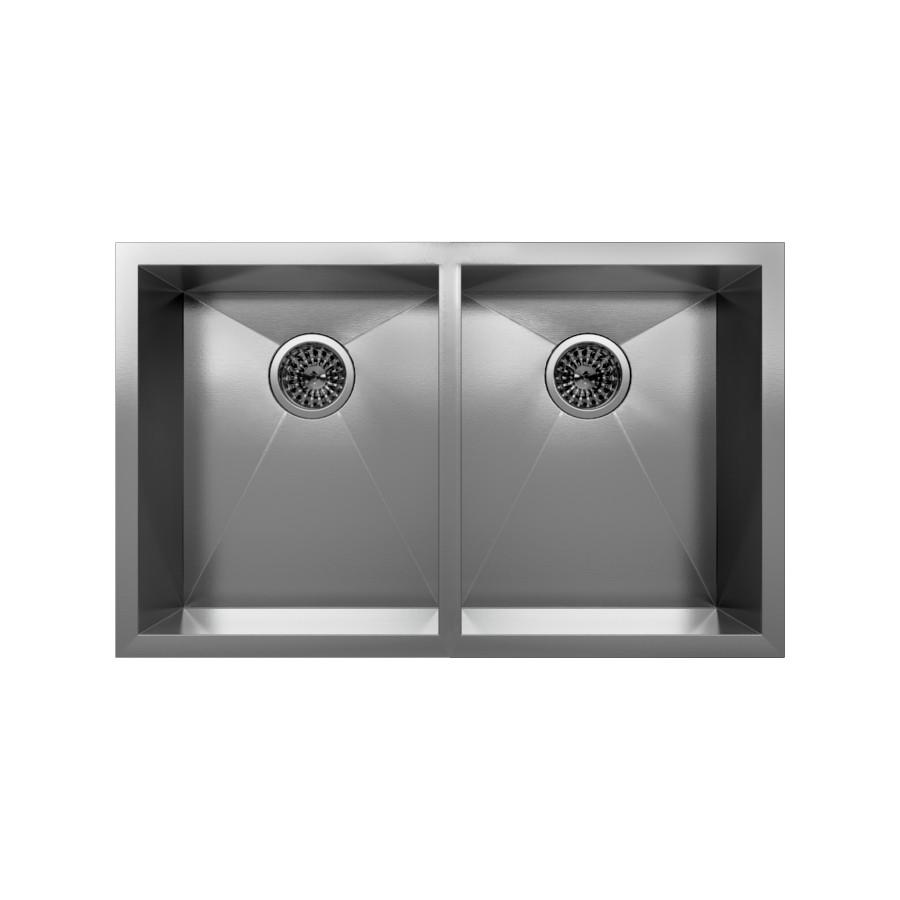 Cantrio Double Bowl 29" Stainless Steel Undermount Kitchen sink Kitchen Steel Series Cantrio 