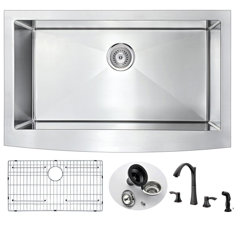 ANZZI ELYSIAN Series KAZ3620-032O Kitchen Sink Kitchen Sink ANZZI