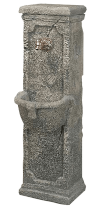 Thumbnail for Ponte Latina Cast Stone Outdoor Garden Fountain With Spout Fountain Tuscan