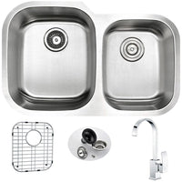 Thumbnail for ANZZI MOORE Series KAZ3220-035 Kitchen Sink Kitchen Sink ANZZI