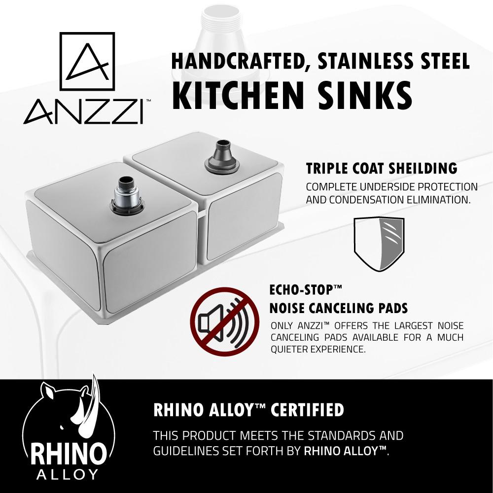 ANZZI VANGUARD Series K32192A-032O Kitchen Sink Kitchen Sink ANZZI