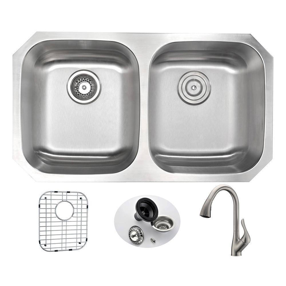 ANZZI MOORE Series KAZ3218-031B Kitchen Sink Kitchen Sink ANZZI