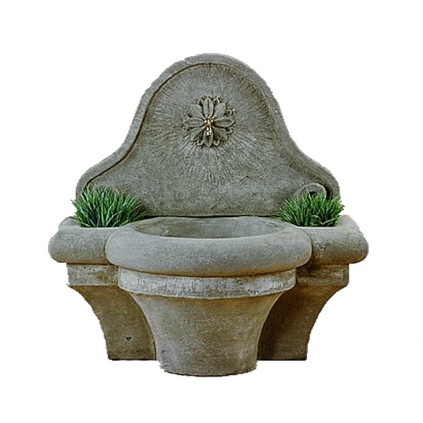 Provence Wall Cast Stone Outdoor Fountain Fountain Tuscan