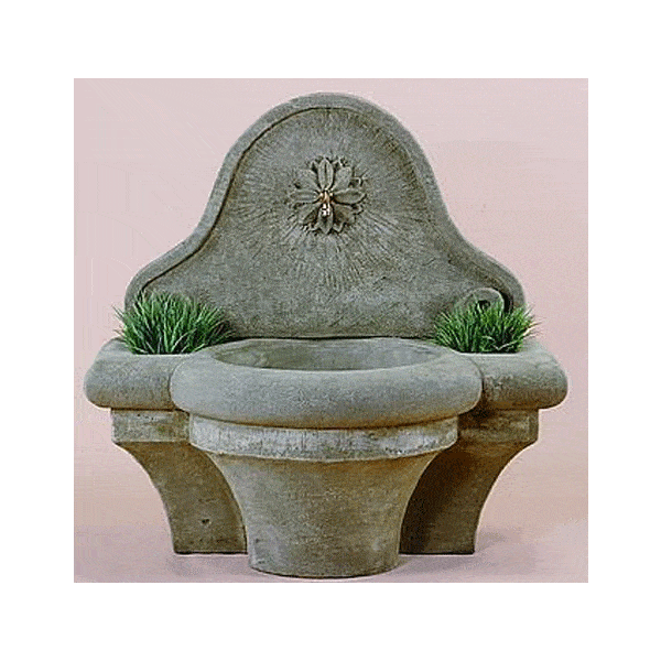 Provence Wall Cast Stone Outdoor Fountain Fountain Tuscan
