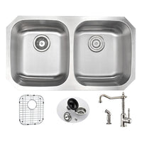 Thumbnail for ANZZI MOORE Series KAZ3218-108 Kitchen Sink Kitchen Sink ANZZI