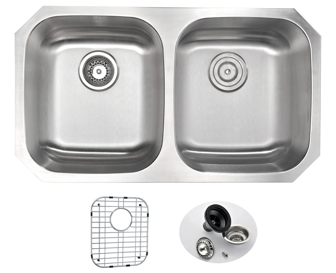 ANZZI MOORE Series K-AZ3218-2B Kitchen Sink Kitchen Sink ANZZI