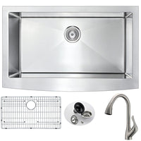 Thumbnail for ANZZI ELYSIAN Series K33201A-031B Kitchen Sink Kitchen Sink ANZZI