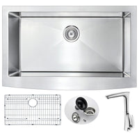 Thumbnail for ANZZI ELYSIAN Series KAZ3620-034B Kitchen Sink Kitchen Sink ANZZI
