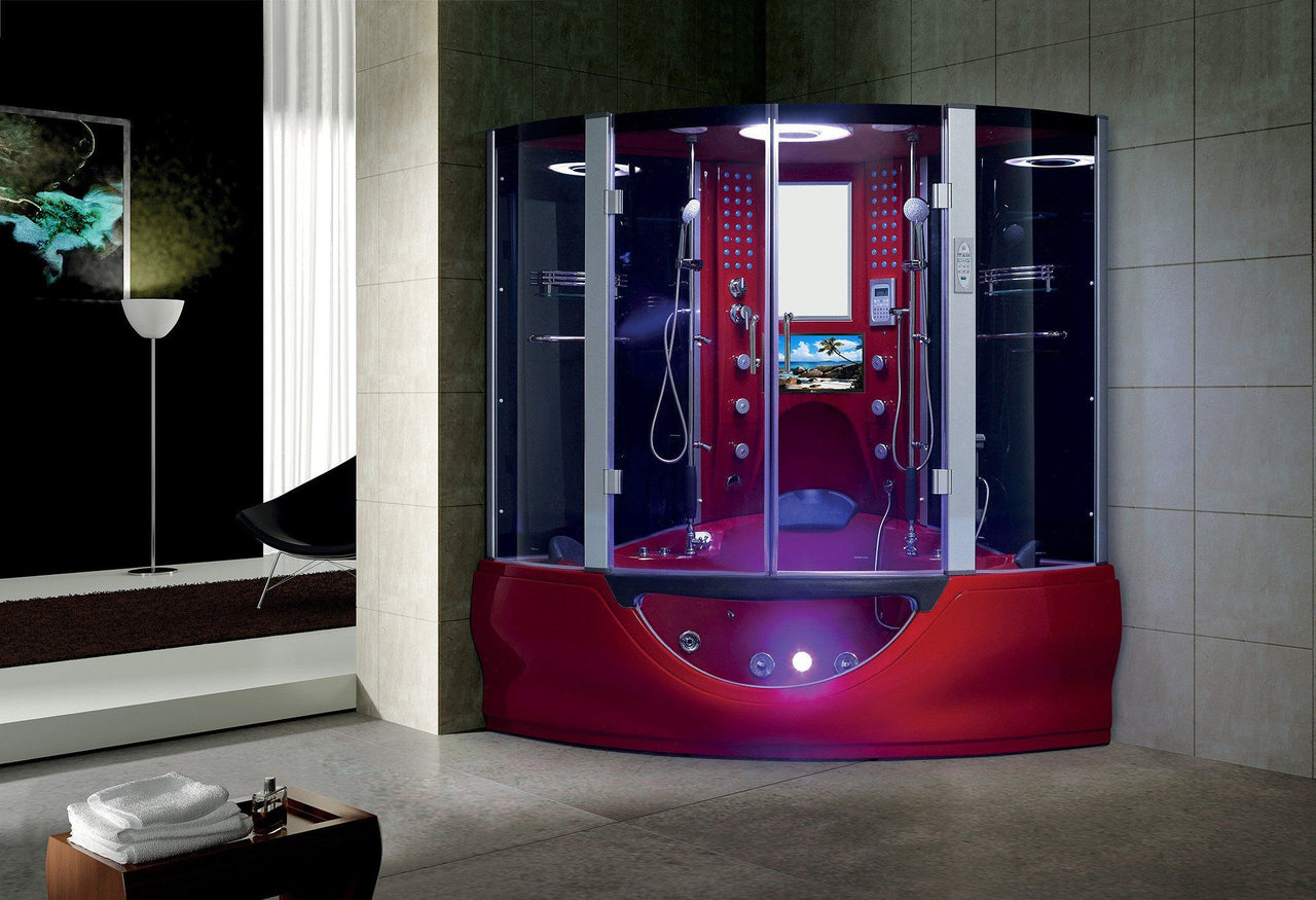 Maya Bath The Superior -Red Steam Shower Steam Shower Maya Bath