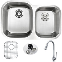 Thumbnail for ANZZI MOORE Series KAZ3220-041 Kitchen Sink Kitchen Sink ANZZI