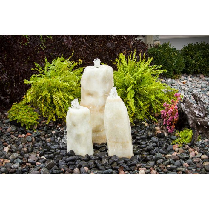 Real Stone Fountains ABART3200 Moonstone Smooth Fountain Fountain Blue Thumb