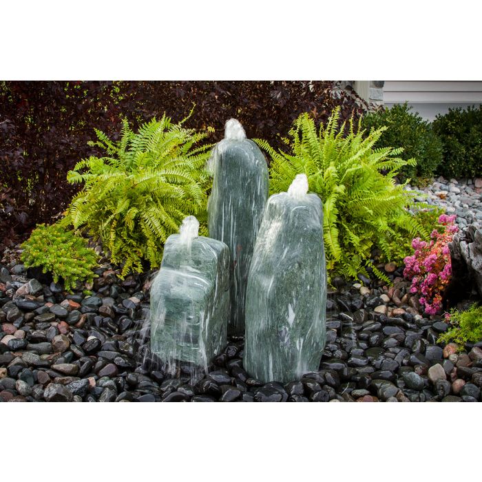Real Stone Fountains ABART3300 Sea Green Smooth Fountain Fountain Blue Thumb