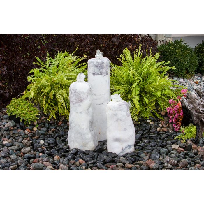 Real Stone Fountains ABART3400 Lilac Smooth Fountain Fountain Blue Thumb