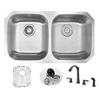 Thumbnail for ANZZI MOORE Series KAZ3218-032O Kitchen Sink Kitchen Sink ANZZI