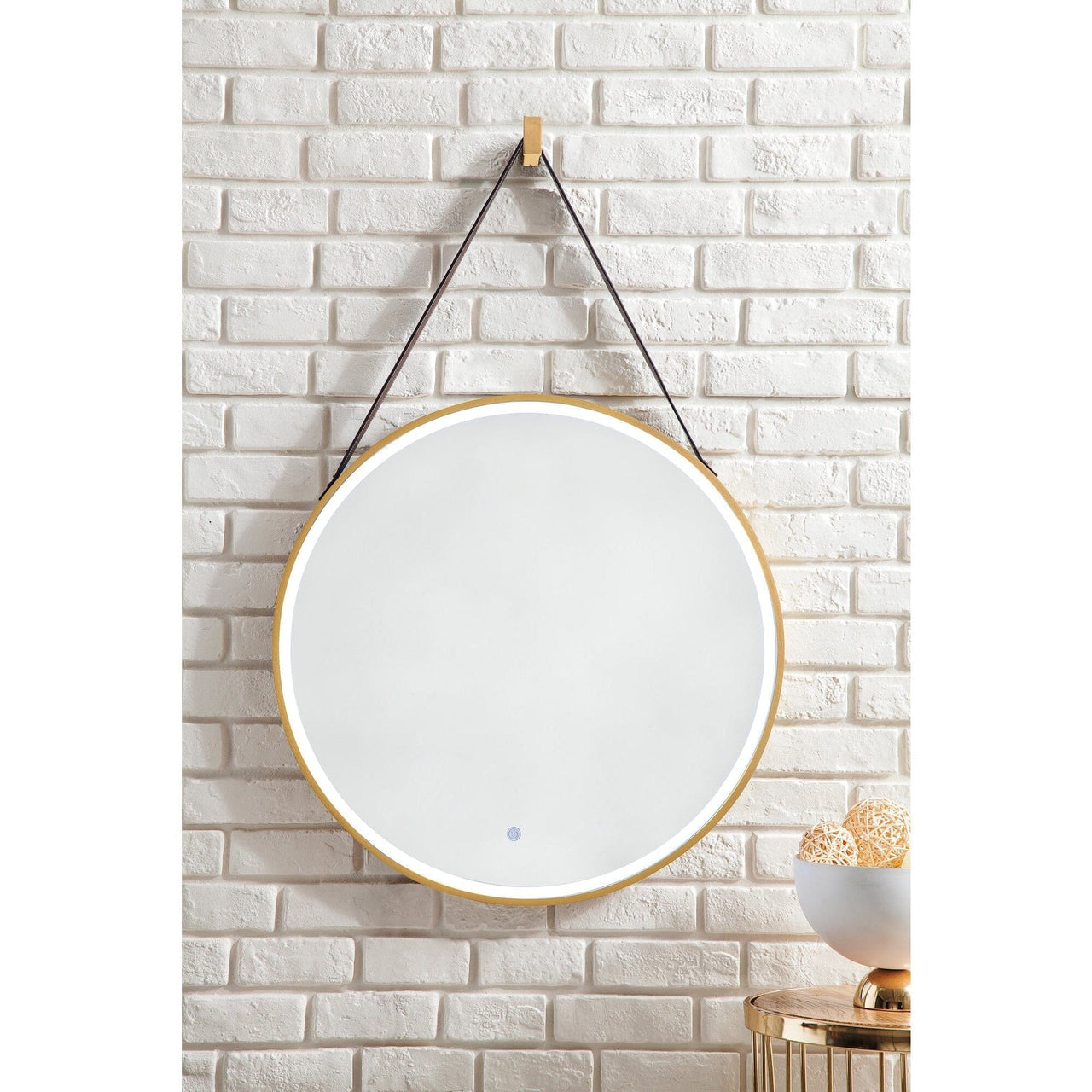 James Martin Annapolis 27.6" Round Anti-Fogging LED Mirror Mirrors James Martin