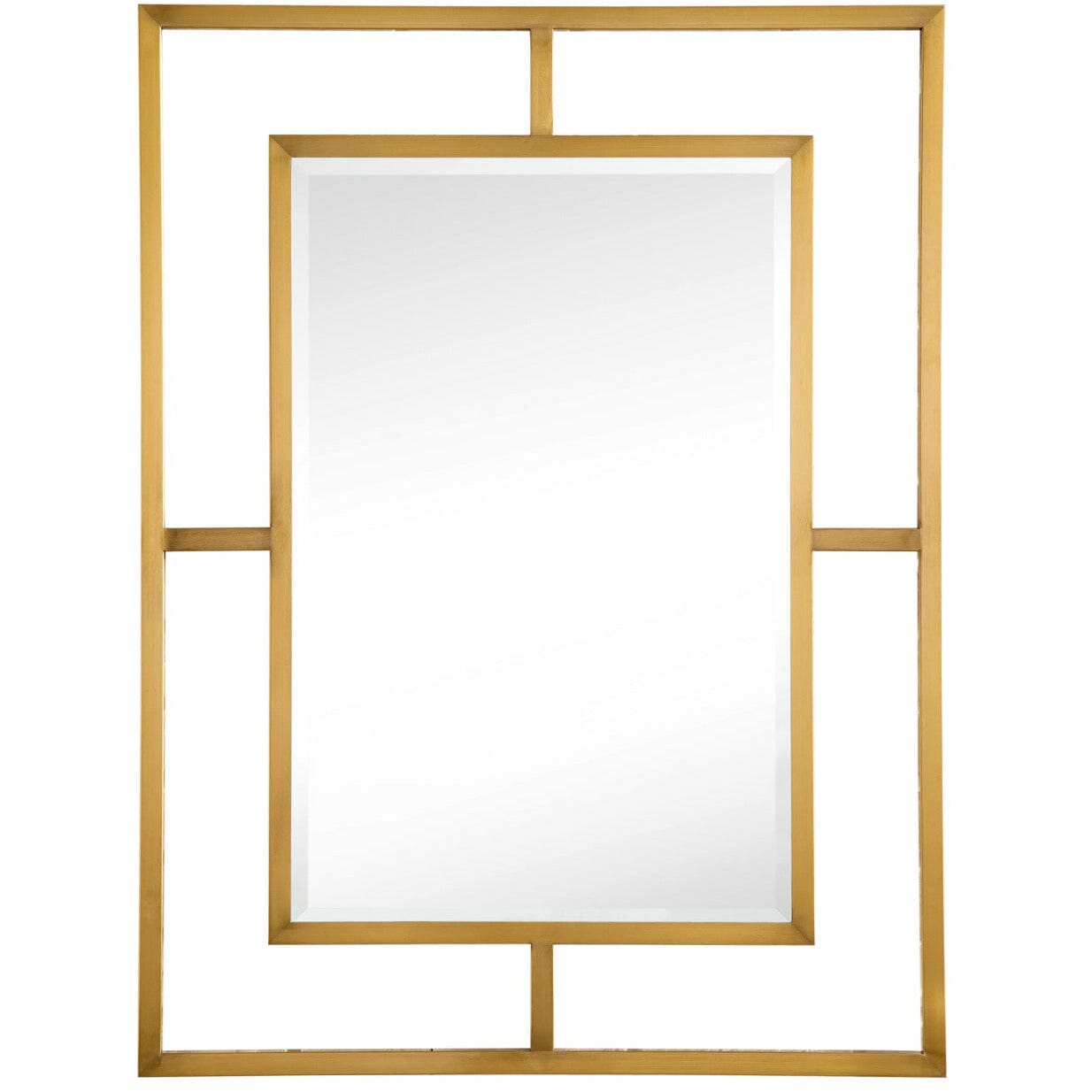 James Martin Boston 30" Rectangular Mirror Mirrors James Martin Radiant Gold