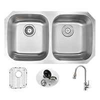 Thumbnail for ANZZI MOORE Series KAZ3218-130 Kitchen Sink Kitchen Sink ANZZI