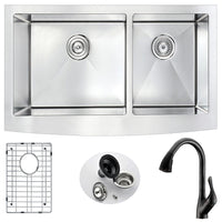 Thumbnail for ANZZI ELYSIAN Series K36203A-031O Kitchen Sink Kitchen Sink ANZZI