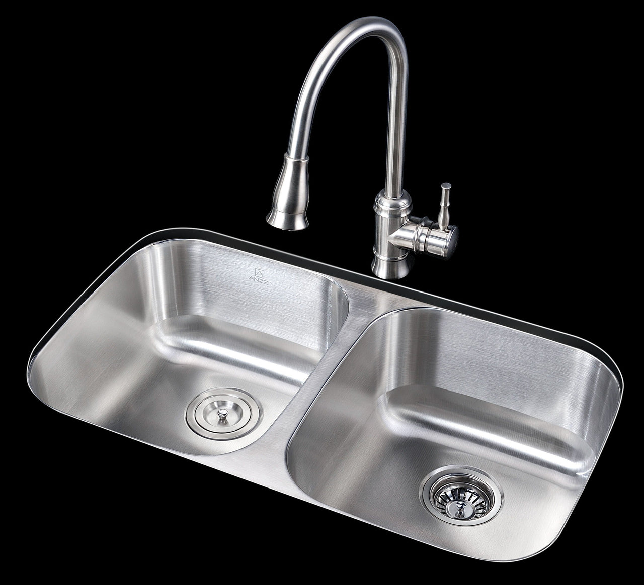 ANZZI MOORE Series K-AZ3218-2B Kitchen Sink Kitchen Sink ANZZI