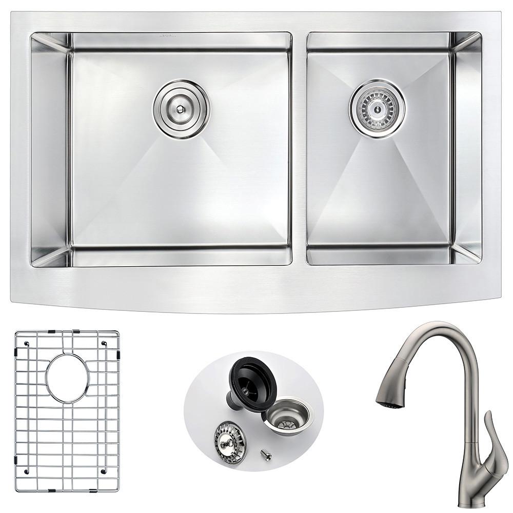 ANZZI ELYSIAN Series K36203A-031B Kitchen Sink Kitchen Sink ANZZI