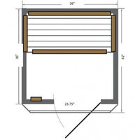 Thumbnail for Sedona 2-Person Indoor Infrared Sauna