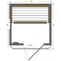 Thumbnail for Barrett 2-Person Indoor Infrared Sauna