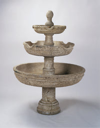 Thumbnail for Agrigento Three Tier Outdoor Garden Water Fountain – 72