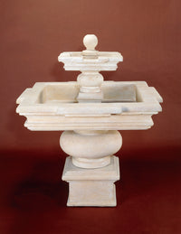 Thumbnail for Fontana Quadra Cast Stone Outdoor Garden Fountain
