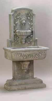 Thumbnail for Sorrentine Wall Cast Stone Outdoor Fountain – Elegant Vertical Garden Accent