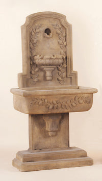 Thumbnail for Lemon Lavabo Wall Cast Stone Outdoor Fountain – Timeless Elegance with European Charm