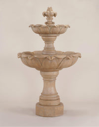 Thumbnail for Gardenia Two Tier Cast Stone Outdoor Fountain – Classic Elegance for Courtyards & Gardens